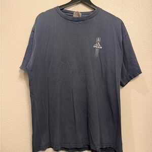90s Adidas Vintage Distressed Logo Pocket Hit Mens Tshirt L 23x27